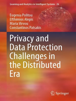 cover image of Privacy and Data Protection Challenges in the Distributed Era